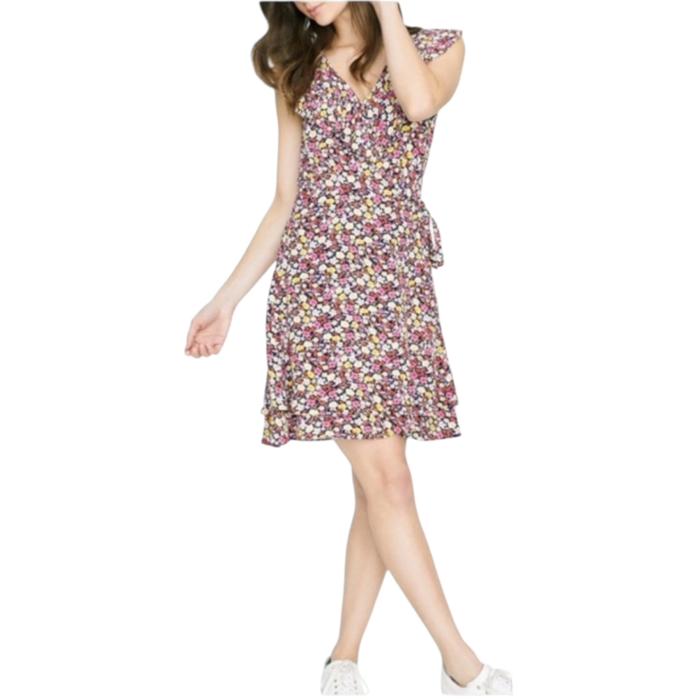 Sanctuary Johanna Wrap - Dainty Allover Floral Print - Size S